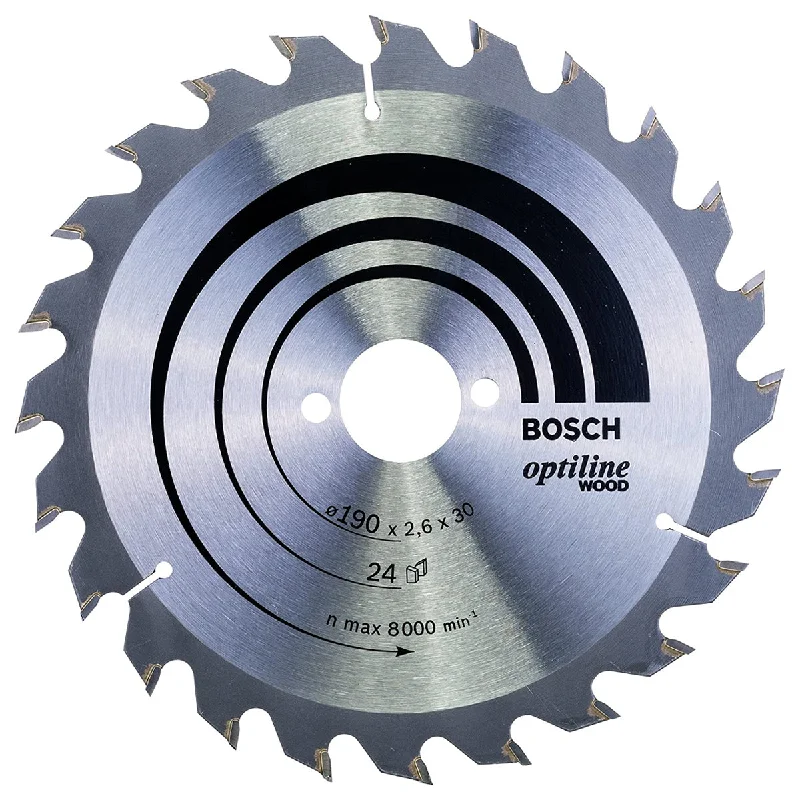 Bosch 190mm 24T Wood Circular Saw Blade Optiline - 2608640615