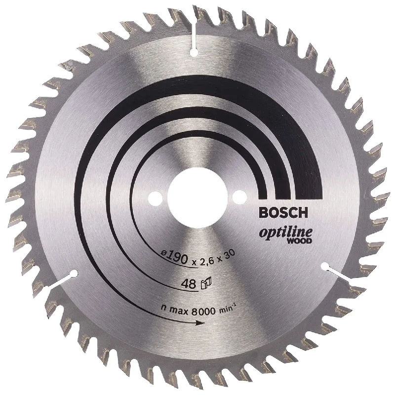 Bosch 190mm 48T Wood Circular Saw Blade Optiline - 2608640617