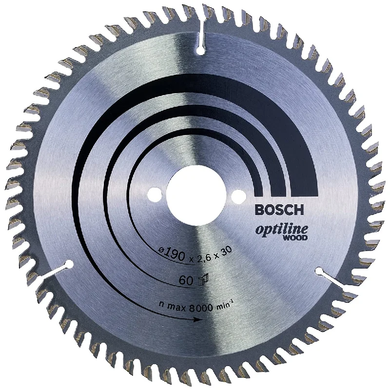 Bosch 190mm 60T Wood Circular Saw Blade Optiline - 2608641188