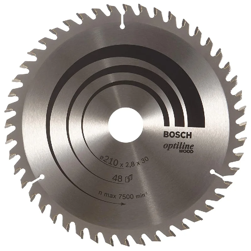 Bosch 210mm 48T Wood Circular Saw Blade Optiline - 2608640623