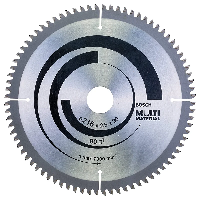 Bosch 216mm 80T Multi Material Circular Saw Blade - 2608640447