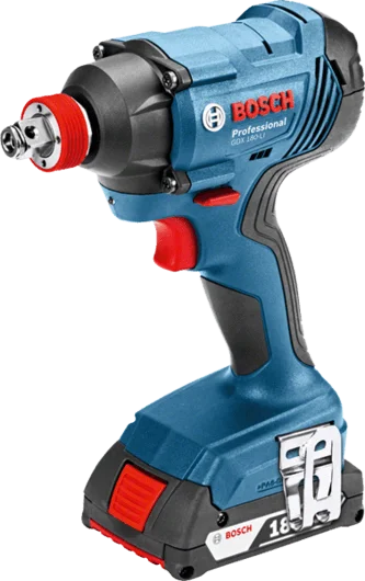 Bosch Cordless Impact Wrench, 18V, Extra Battery Included, GDX18V-LI Professional