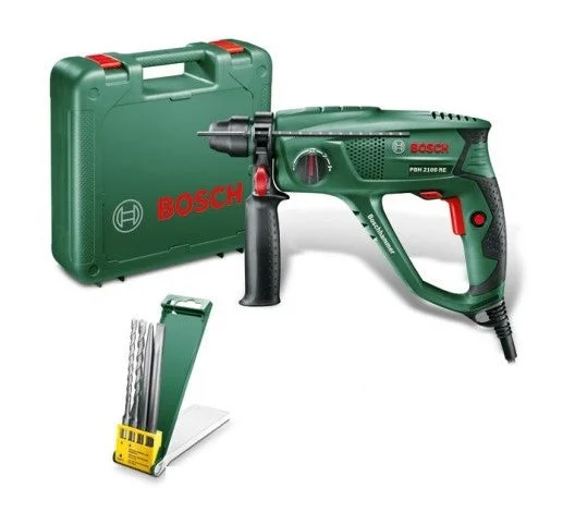 Bosch DIY | PBH 2100 RE + 4 Acc. Rotary Hammer Drill 550W