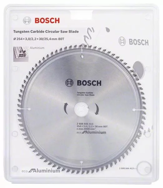 Bosch Circular Saw Blade Eco for Aluminium 254mm 80T 2608644413