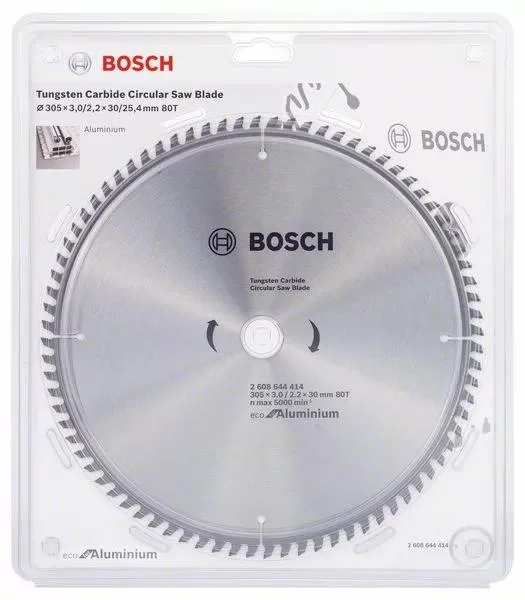 Bosch Circular Saw Blade Eco for Aluminium 305mm 80T 2608644414