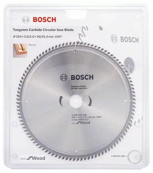 Bosch Circular Saw Blade Eco for wood 254mm 100T 2608644408