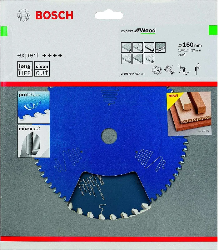 Bosch Expert Circular Saw Blade for Wood 160mm 36t 2608644014