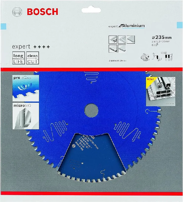 Bosch Expert Circular Saw Blade for Aluminium 235 x 30 x 2,6 mm, 80 2608644107