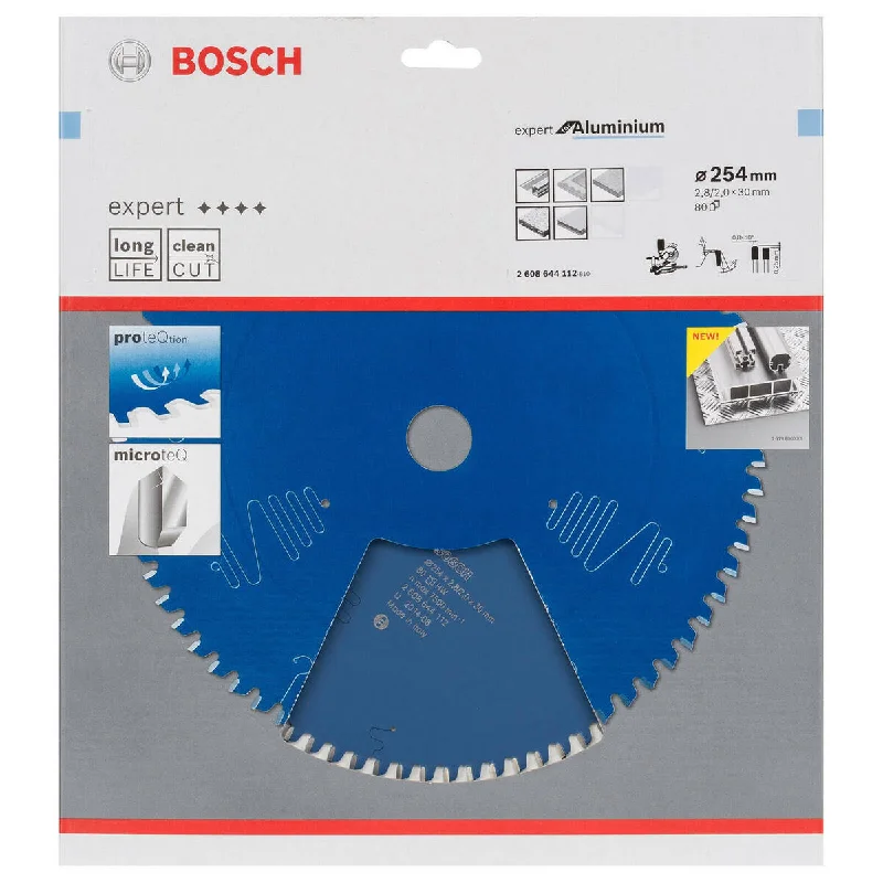 Bosch Expert Circular Saw Blade for Aluminium 254 x 30 x 2,8 mm, 80 2608644112