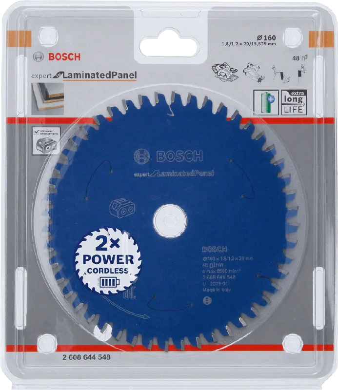 Bosch  Expert Circular Saw Blade for Laminates Circular saw blade 160mm 48t 2608644548