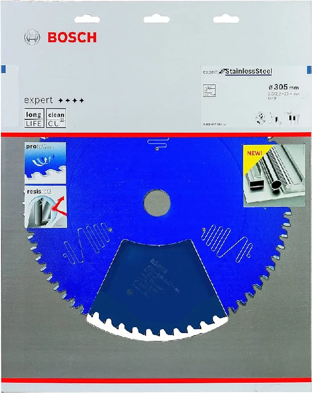 Bosch Expert Circular Saw Blade for Stainless Steel 305 x 25,4 x 2,5 mm, 60 2608644285