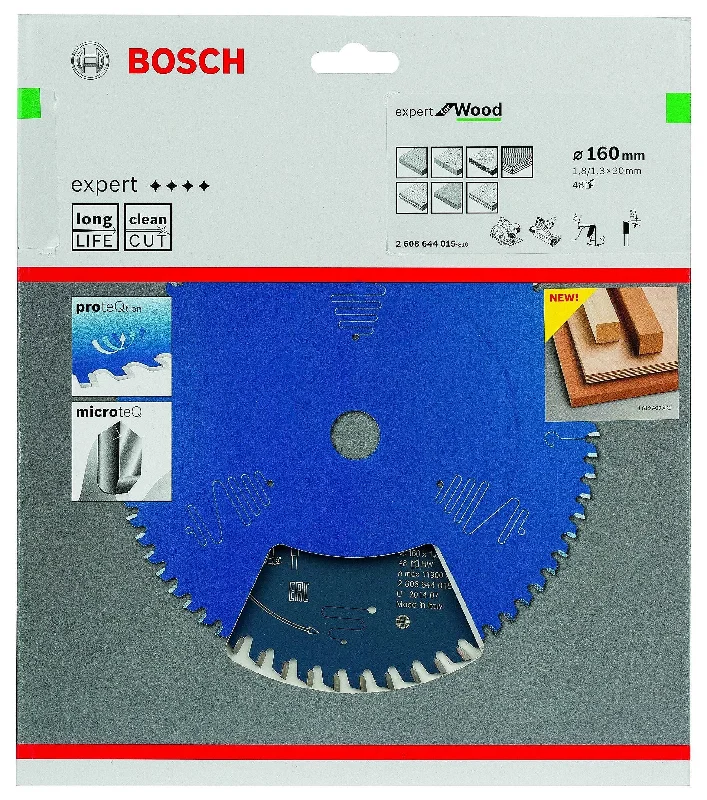 Bosch Expert Circular Saw Blade for Wood 160 x 20 x 2,2 mm, 48 2608644018