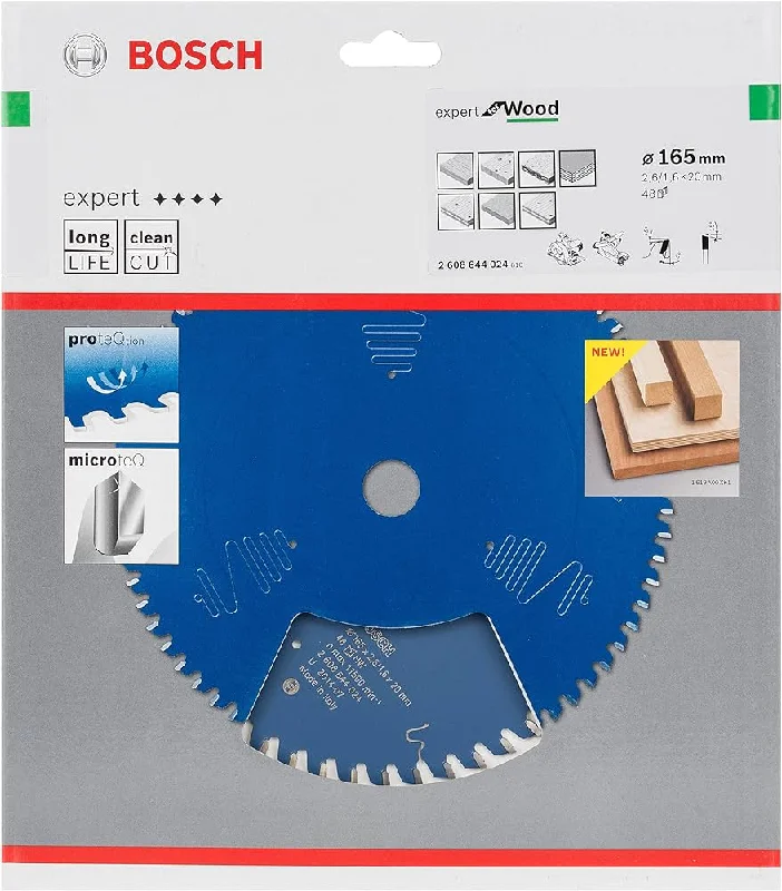 Bosch Expert Circular Saw Blade for Wood 165 x 20 x 2,6 mm, 48 2608644024