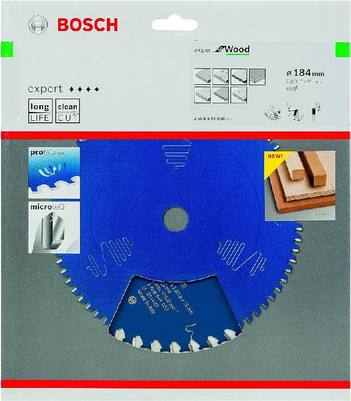 Bosch Expert Circular Saw Blade for Wood 184 x 20 x 2,6 mm, 40 2608644039