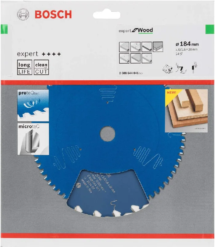 Bosch Expert Circular Saw Blade for Wood 184 x 30 x 2,6 mm, 24 2608644041