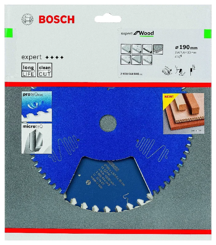 Bosch Expert Circular Saw Blade for Wood 190 x 30 x 2,6 mm, 40 2608644048