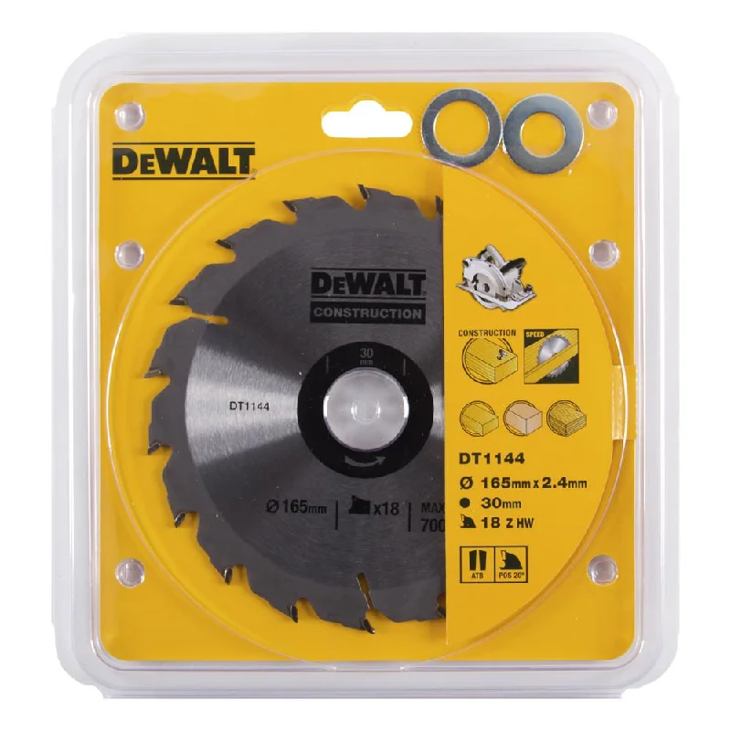 Dewalt Circular Saw Blade 165 X 30Mm 18T DT1144-QZ