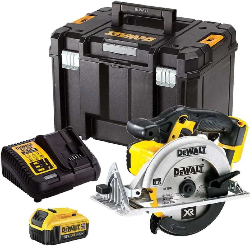 Dewalt DCS391N 18V 165mm Circular Saw with 1 x 4.0Ah Battery & Charger in Case