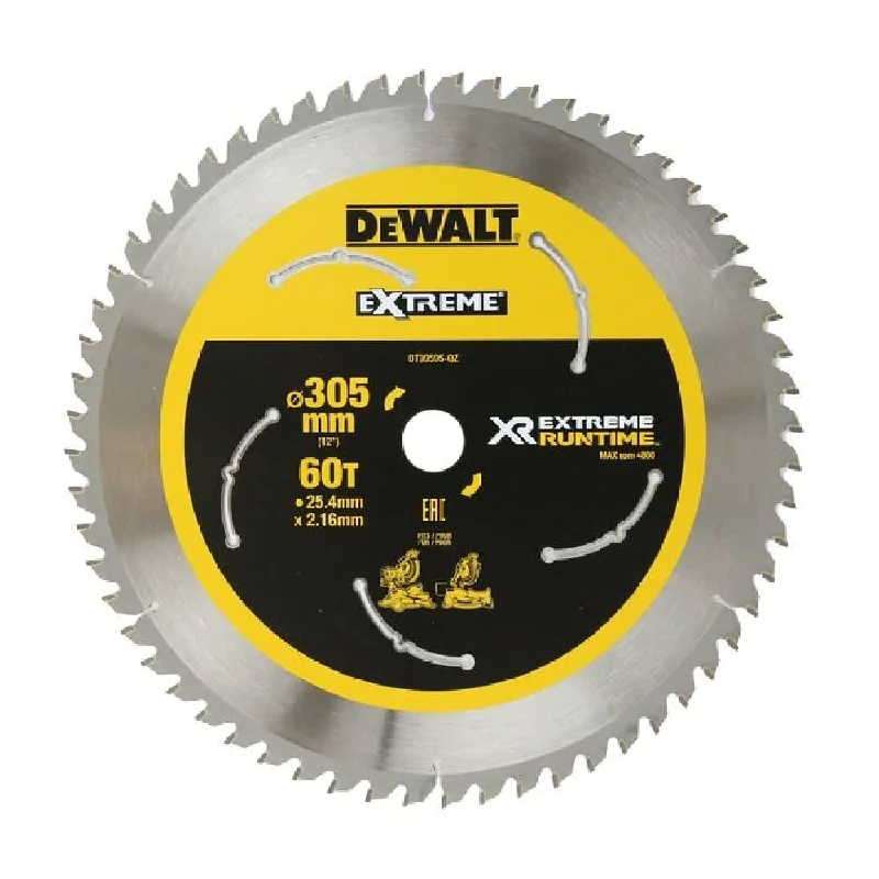 Dewalt DT99595-QZ 305mm 60T XR EXTREME RUNTIME Circular Saw Blade