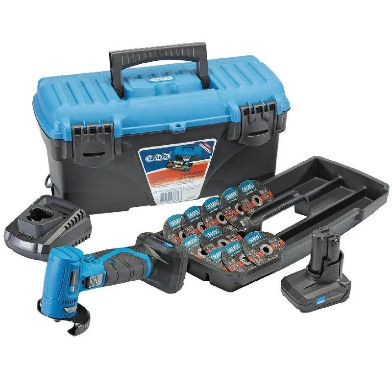 Draper Tools  Storm Force® 10.8V Angle Grinder/Cut-Off Tool Kit - Tool Kit 2