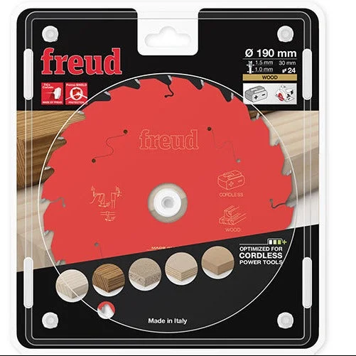 Freud Circular saw blade HM 190 x 1.5/1.0 x 30 mm, Z=24 FR13W011HC