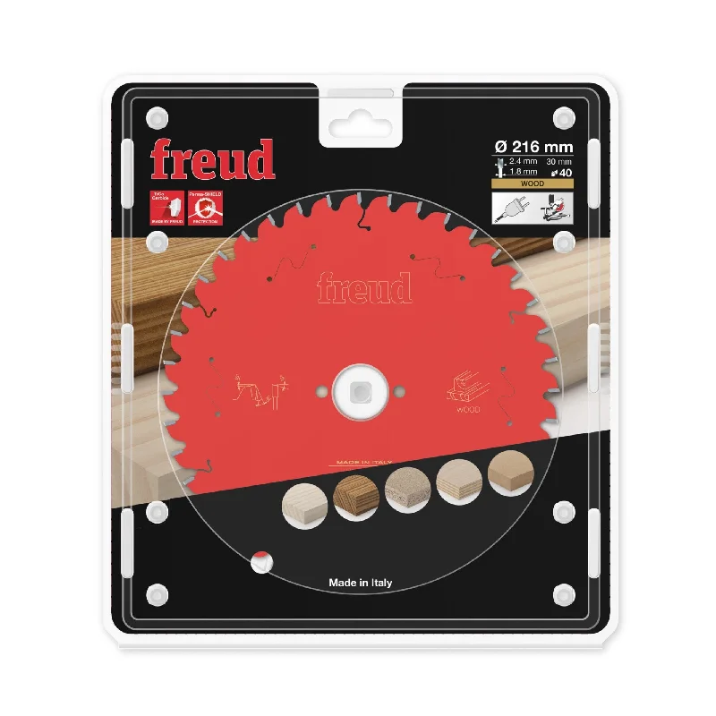 Freud Circular saw blade HM 216 x 2.4/1.8 x 30 mm, Z=40 FR16W002M