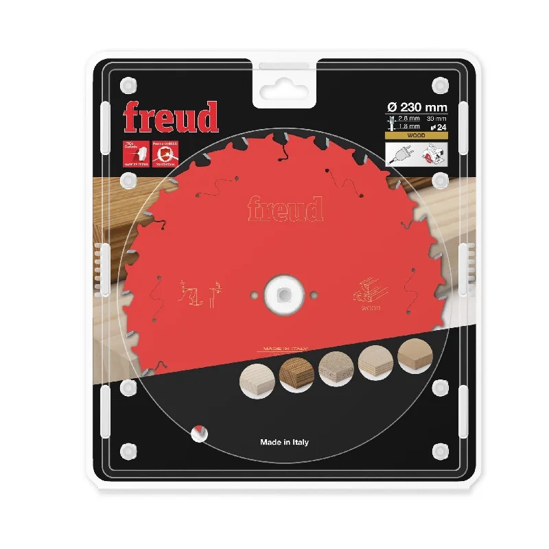 Freud TCT Circular Saw Blade 230MM X 2.8 X 30MM X 24T FR19W001H