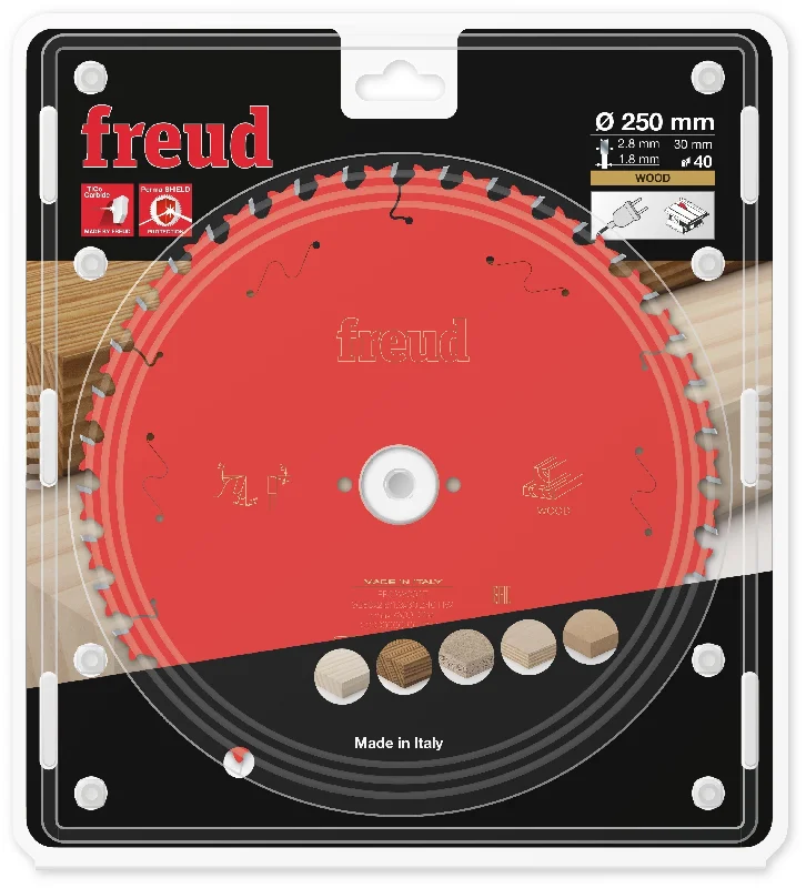 Freud TCT Circular Saw Blade 250MM X 2.8 X B30MM X 40T FR23W002T