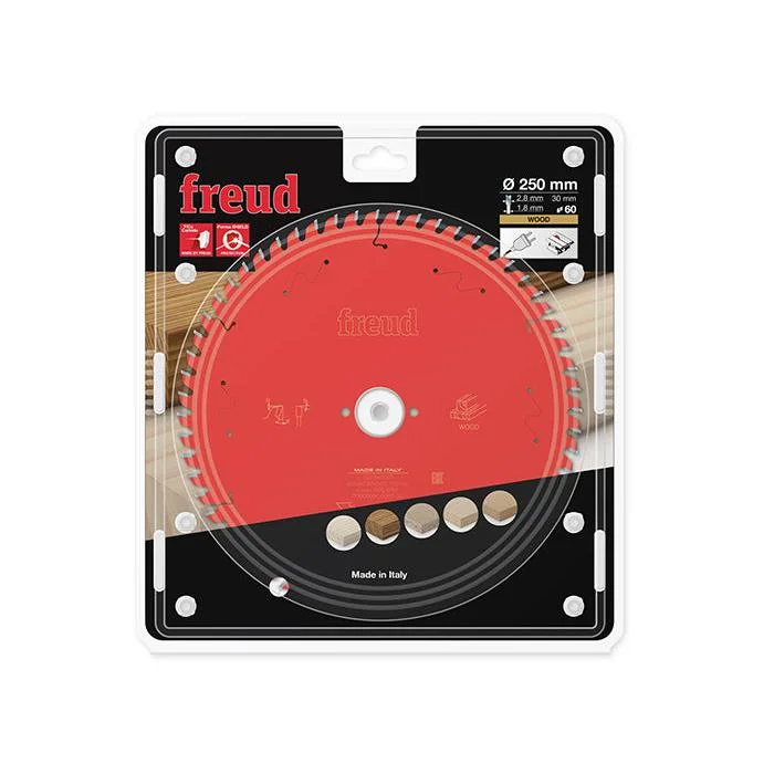 Freud TCT Circular Saw Blade 250MM X 2.8 X 30MM X 60T FR23W003T