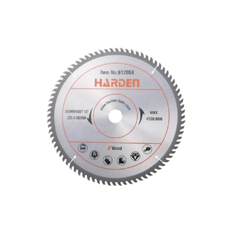 Harden 612058 305mm 80T TCT Wood Circular Saw Blade