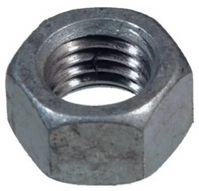 Hillman 1/4 in. Hot Dipped Galvanized Steel USS Hex Nut 100 pk