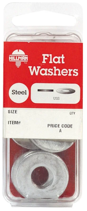 Hillman Zinc-Plated Steel 5/16 in. USS Flat Washer 12 pk (Pack of 10)