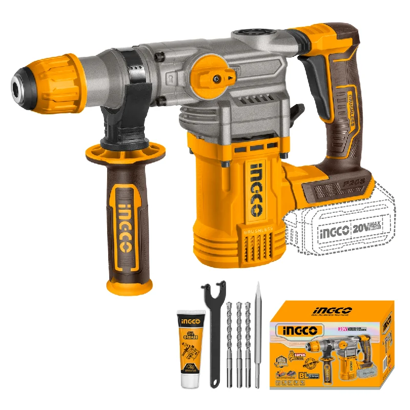 Ingco Lithium-Ion Rotary Hammer Drill 20V (Unit Only)