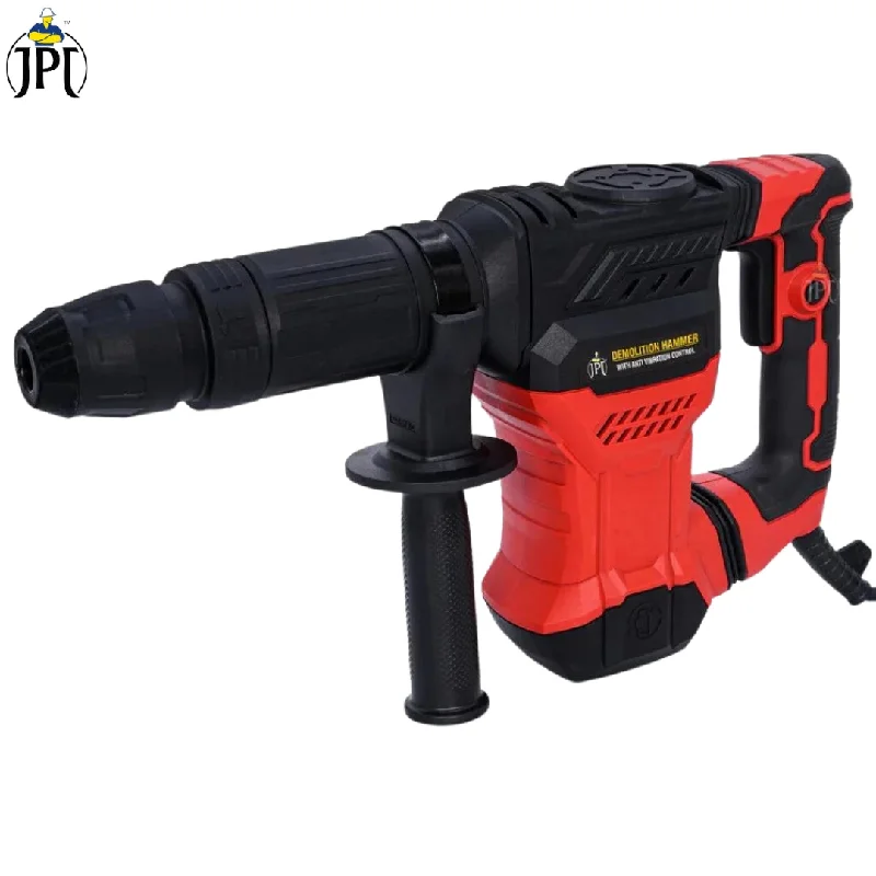 JPT SDS Plus 7.5 KG Heavy Duty Breaker Machine | 1300W | 4100 BPM | 12.5 Joules Impact Rate | Flat & Pointed Chisels