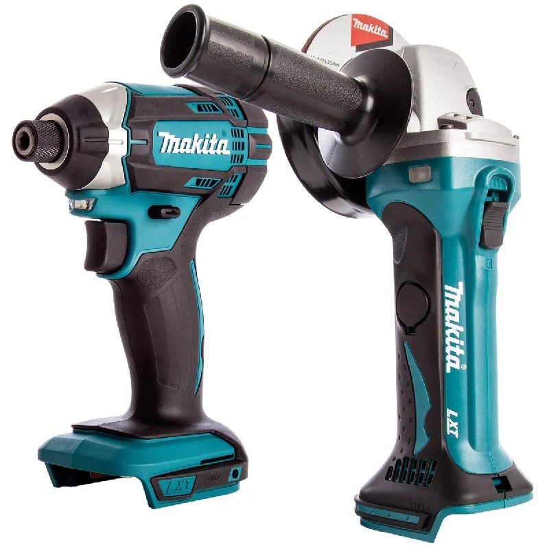 Makita 2 Piece 18V Cordless Impact Driver & Angle Grinder Body