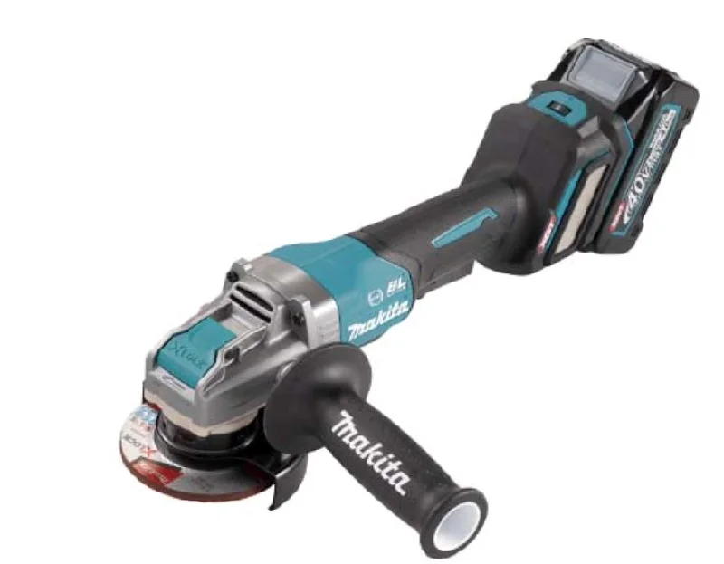 MAKITA GA042G 4" 40Vmax Cordless Angle Grinder With Fast Charger (DC40RA) + 4.0Ah Battery (BL4040) | Model: M-GA042GM201