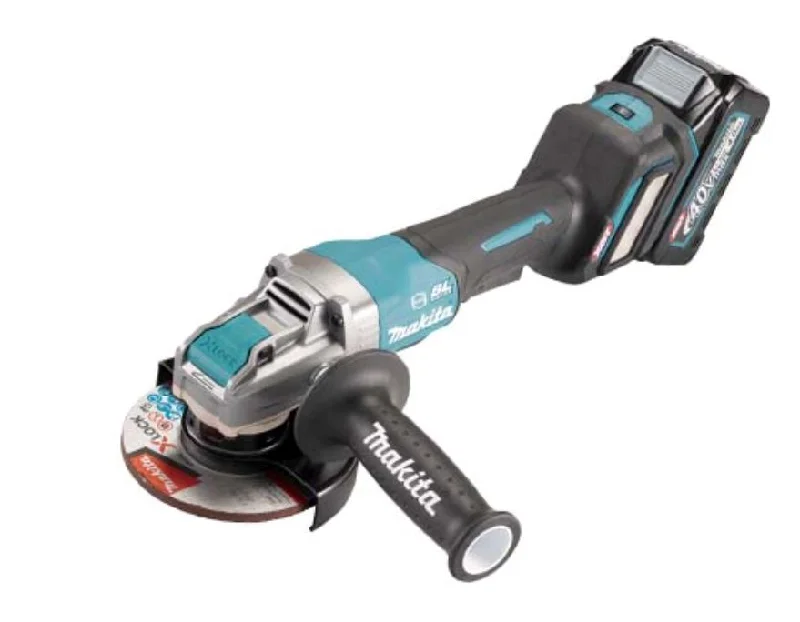 MAKITA GA044G 5" 40Vmax Cordless Angle Grinder With Fast Charger (DC40RA) + 4.0Ah Battery (BL4040) | Model: GA044GM201