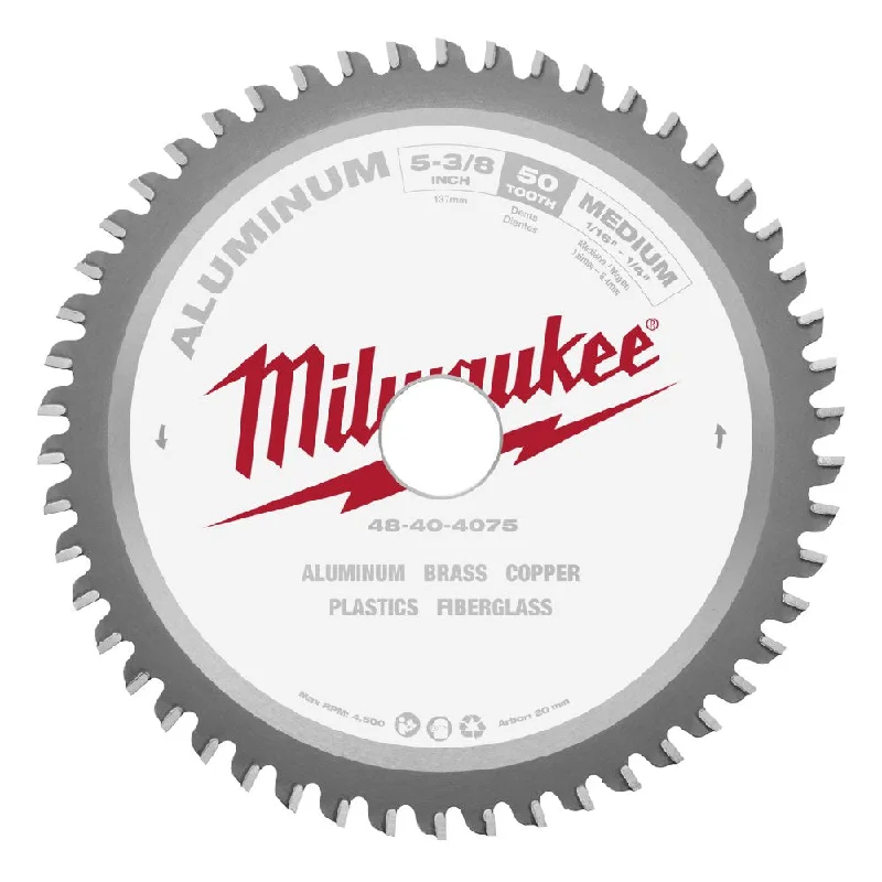 Milwaukee 48404075 135mm (5-3/8") 50T Non-Ferrous Metal Circular Saw Blade