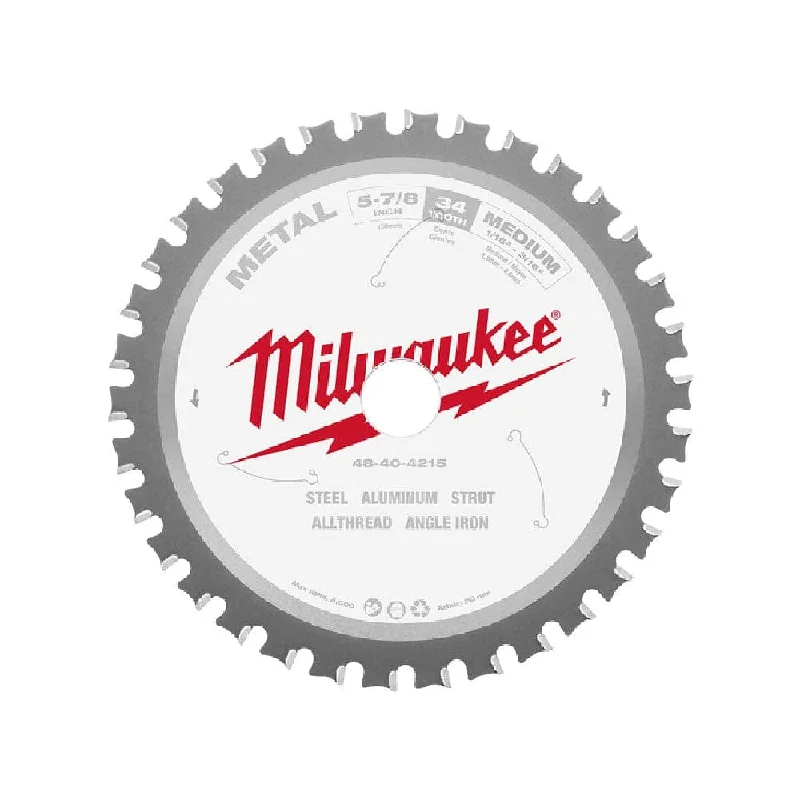 Milwaukee 48404215 149mm (5-7/8”) 34T Metal Circular Saw Blade