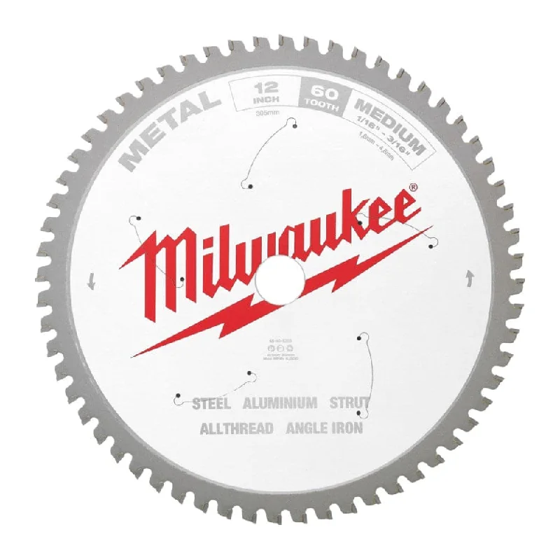 Milwaukee 48408265 305mm (12") 60T Medium Metal Circular Saw Blade