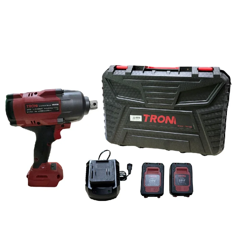 TROM 20V Cordless Impact Wrench 3/4" C/W 2 Battery & 1 Charger  | Model : PB1600