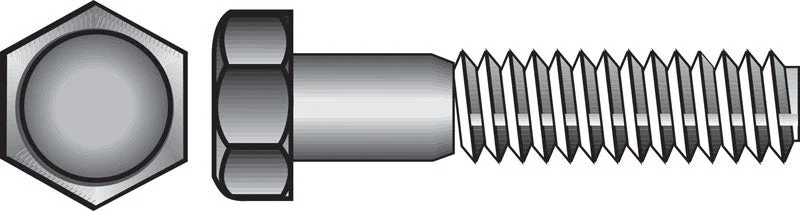 Hillman 3/8 in. D X 6 in. L Zinc Plated Steel Hex Bolt 50 pk