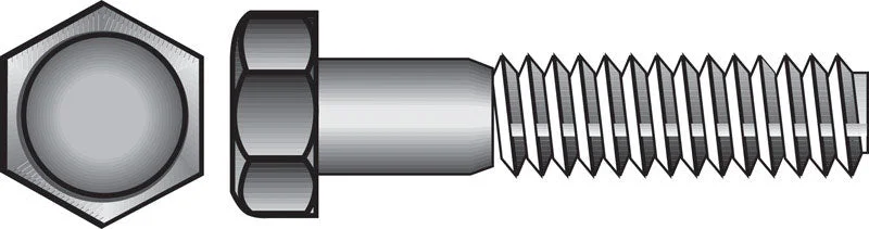 HILLMAN 5/8 in. D X 4 in. L Zinc Plated Steel Hex Bolt 25 pk