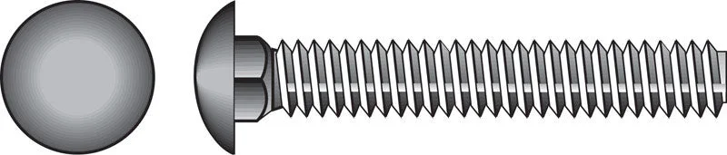 HILLMAN 7/16 in. X 2 in. L Zinc-Plated Steel Carriage Bolt 50 pk