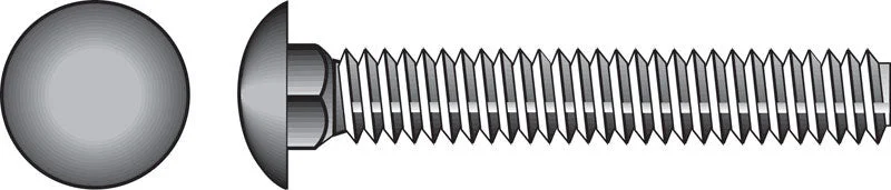 Hillman 3/8 in. X 12 in. L Zinc-Plated Steel Carriage Bolt 50 pk