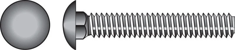 HILLMAN 1/2 in. X 3-1/2 in. L Hot Dipped Galvanized Steel Carriage Bolt 25 pk