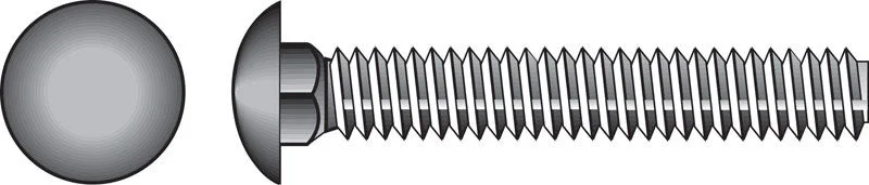 Hillman 1/4 in. X 2-1/2 in. L Hot Dipped Galvanized Steel Carriage Bolt 100 pk