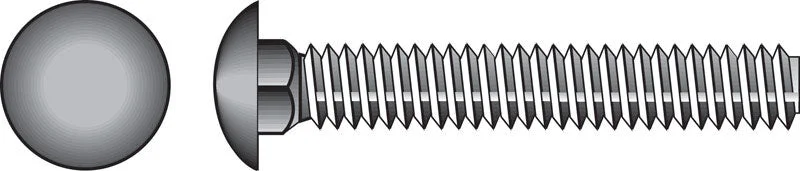 Hillman 3/8 in. X 6 in. L Hot Dipped Galvanized Steel Carriage Bolt 50 pk