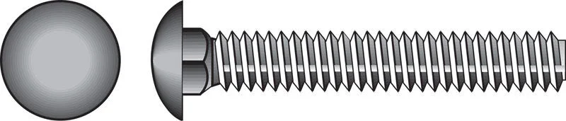 HILLMAN 5/16 in. X 3-1/2 in. L Hot Dipped Galvanized Steel Carriage Bolt 50 pk