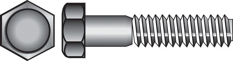 Hillman 1/2 in. D X 6 in. L Hot Dipped Galvanized Steel Hex Bolt 25 pk